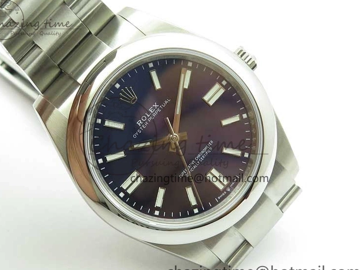 EWF 41mm Oyster Deep on Blue A3230 Perpetual Edition SS Best Dial Bracelet 124300 0226